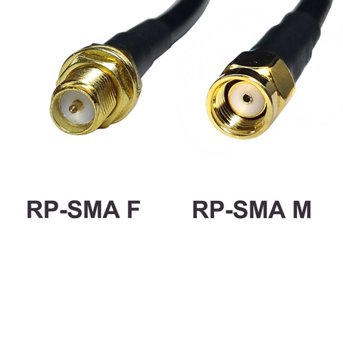  SMA Male to RP SMA Female RG58 U Coaxial Cable 9 84ft 3 Meter